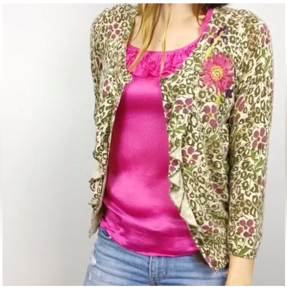 Anthropologie‎ Sparrow Perfect Posy Cardigan Sweater